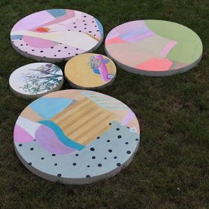 Round Wall Canvas Painting